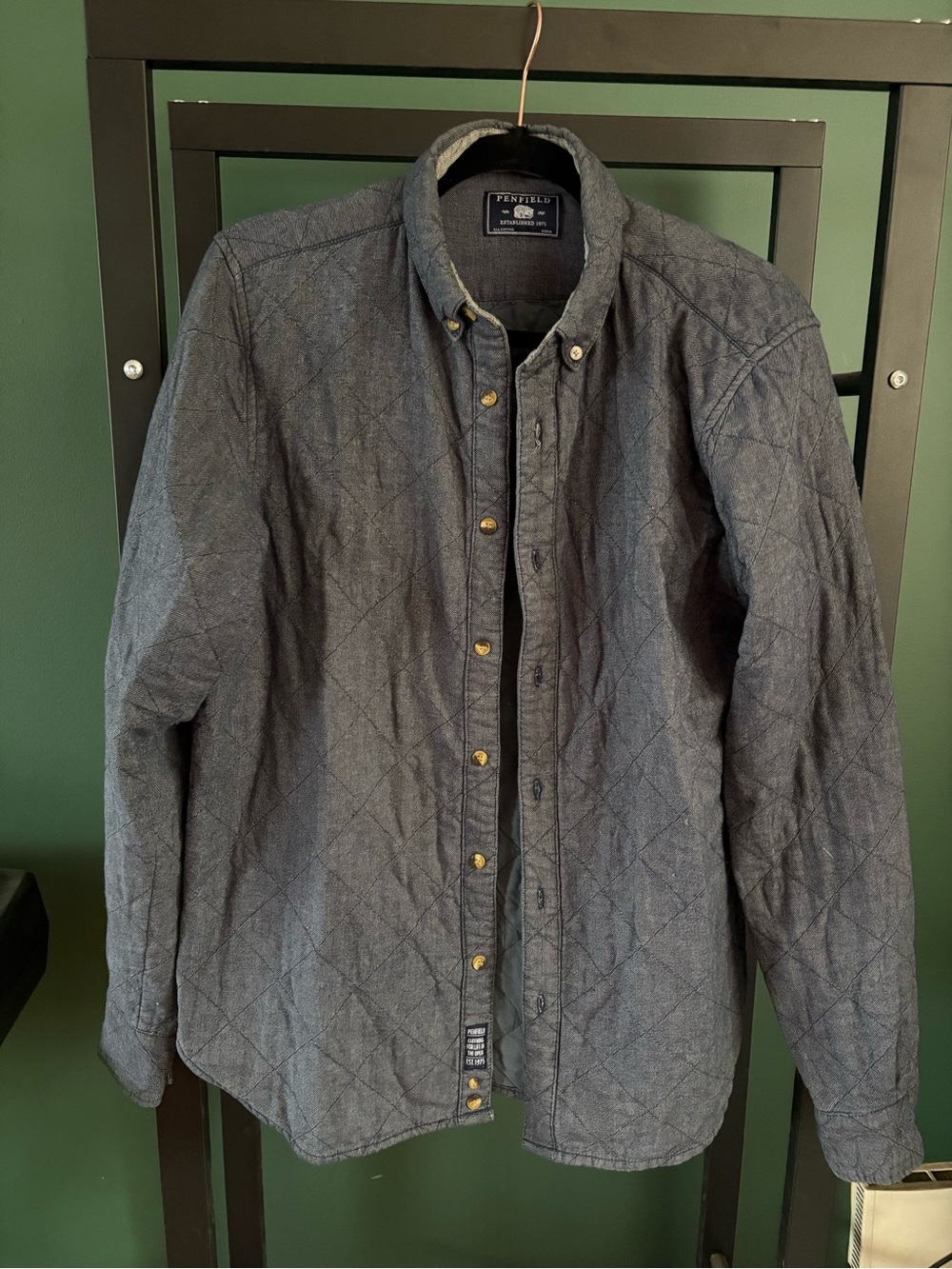 Penfield Quilted Denim Shirt Jacket - 100% Cotton